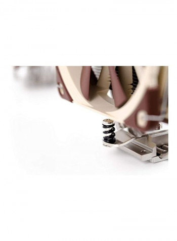 Premium Quality Quiet CPU Cooler 120millimeter Cream/Brown