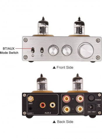 Digital Audio Power Stereo Amplifier With Dual Vacuum Tubes