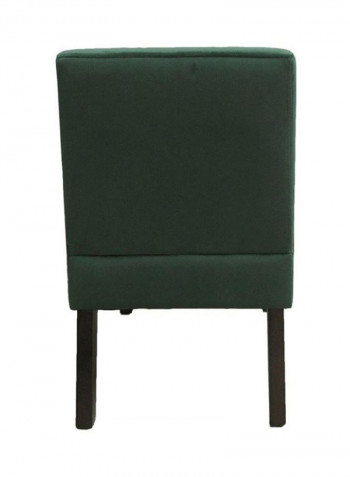 3-Piece Brando Dining Suite Set Dark Green/Dark Walnut