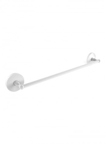 Wall Mounted Towel Bar White 18inch