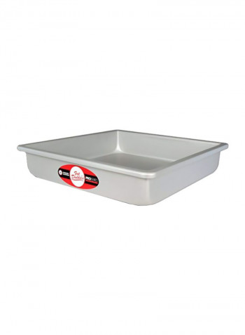 Square Cake Pan Silver 14 x 14 x 2inch