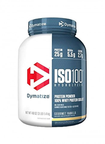ISO 100 Hydrolyzed Protein Powder - Gourmet Vanilla