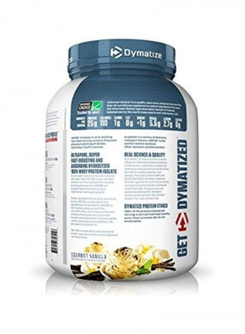 ISO 100 Hydrolyzed Protein Powder - Gourmet Vanilla