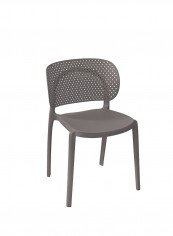 Premium Stackable Chairs MOCHA BROWN 40cm