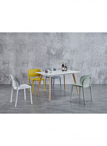 Premium Stackable Chairs OLIVE GREEN 40cm