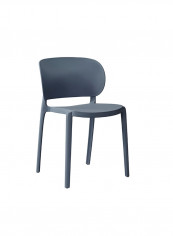 Premium Stackable Chairs SLATE GREY 40cm