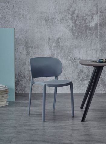 Premium Stackable Chairs SLATE GREY 40cm
