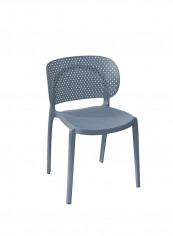 Premium Stackable Chairs SLATE GREY 40cm