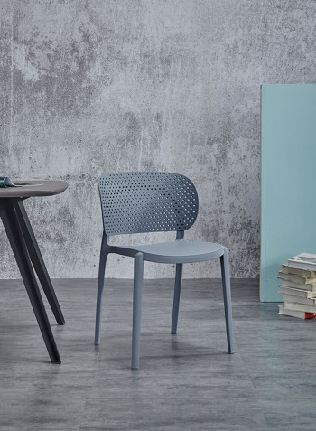 Premium Stackable Chairs SLATE GREY 40cm