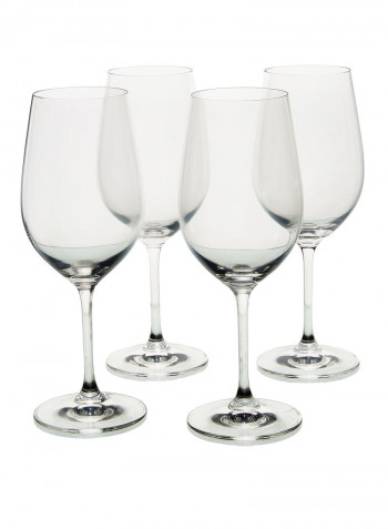 4-Piece Vinum Zinfandel Glass Set Clear