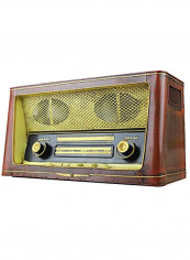 Retro Iron Radio Model Creative Cafe Bookcase Multicolour 36x16x20.5cm