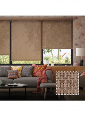 Single Sunscreen Collection 2 Roller Window Shade Brown 160x175cm