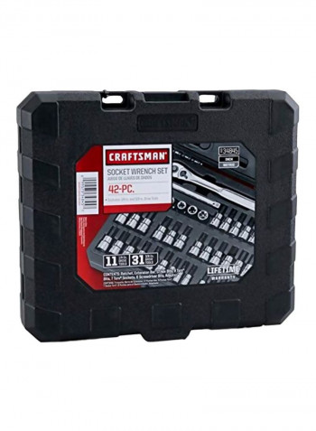 42-Piece Socket Wrench Set Multicolour