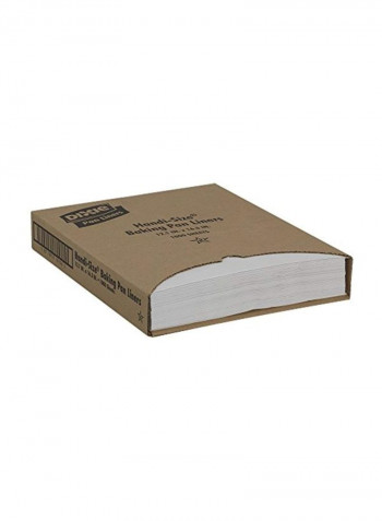 Hand Size Baking Pan Liner White 16.9x12.7x2.5inch