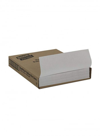 Hand Size Baking Pan Liner White 16.9x12.7x2.5inch