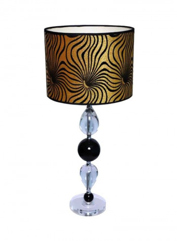 Decorative Table Lamp Gold/Black/Clear 400x600millimeter