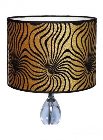 Decorative Table Lamp Gold/Black/Clear 400x600millimeter