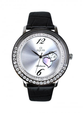Women's Balanceo Analog Leather Watch EQS6090047TWXCYBK