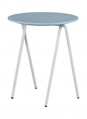 Multifunctional Round Table Light Blue/White 500x590x500millimeter