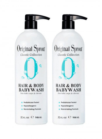 Pack Of 2 Classic Collection Hair And Body Babywash 2x32ounce
