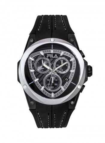 Men's Silicone Chronograph Watch 38-821-001