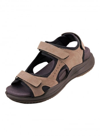 Velcro Strap Sandals Brown