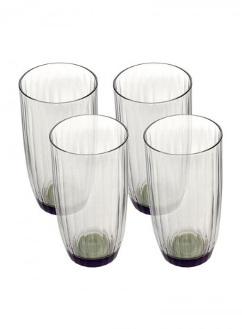 4-Piece Artesano Glass Set Clear 4x600ml