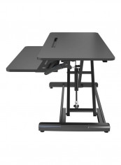 1-Piece Adjustable Standing Desk Black 20inch