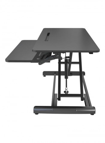 1-Piece Adjustable Standing Desk Black 20inch