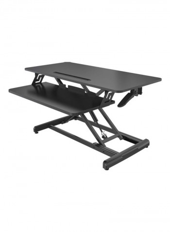 1-Piece Adjustable Standing Desk Black 20inch