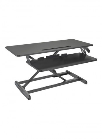1-Piece Adjustable Standing Desk Black 20inch