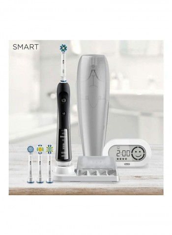 Smart Series 6500 Cross Action Electric Toothbrush Rechargeable Black/White 5.2 x 33.2 x 10cm