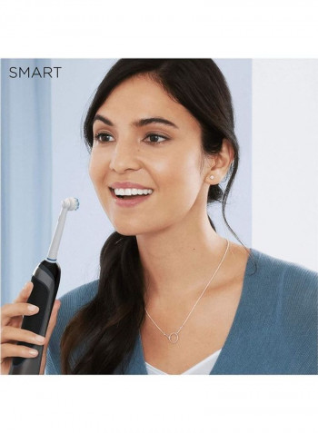 Smart Series 6500 Cross Action Electric Toothbrush Rechargeable Black/White 5.2 x 33.2 x 10cm