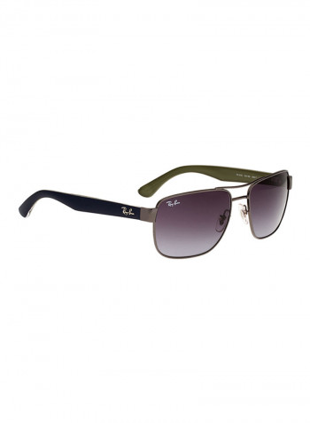 Men's Highstreet Square Sunglasses - Lens Size: 58 mm