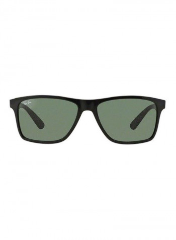 Men's Polarized Square Sunglasses - Lens Size: 58 mm
