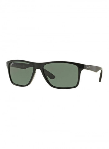 Men's Polarized Square Sunglasses - Lens Size: 58 mm