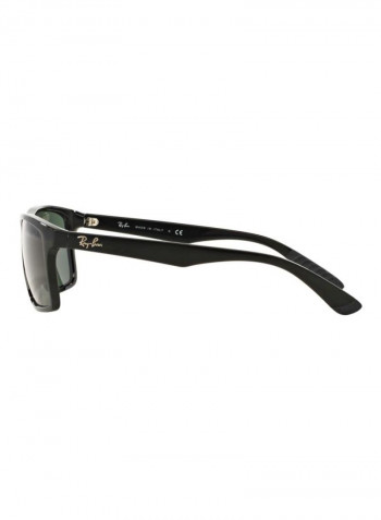 Men's Polarized Square Sunglasses - Lens Size: 58 mm