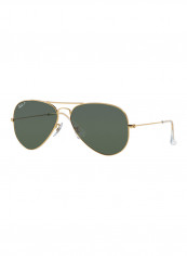 Polarized Aviator Sunglasses - Lens Size: 58 mm