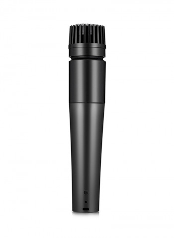 SM-57 Portable Handheld Wired Cardioid Dynamic HiFi Mini Microphone Black