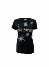 Star Text Printed Casual T-Shirt Black/White reviews Star Text Printed Casual T-Shirt Black/White