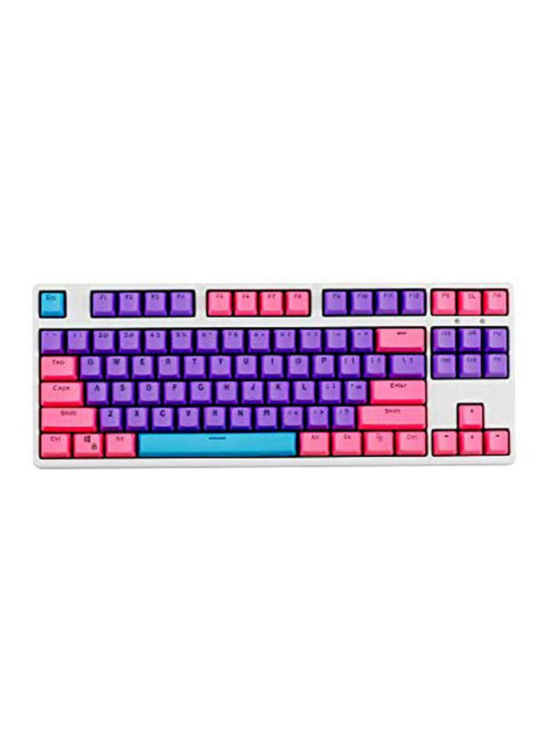 Wired Keyboard White/Purple/Pink