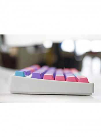 Wired Keyboard White/Purple/Pink