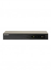 4-Channel Network Video Recorder With PoE Port 12.4×1.9x9.4inch Grey/Black