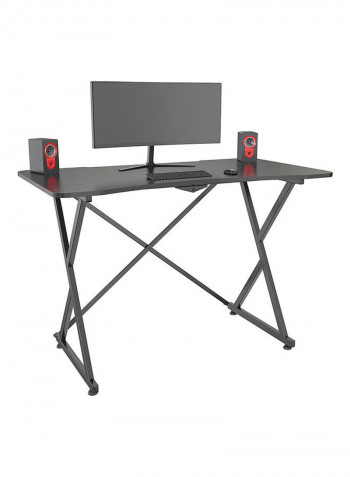 Modern Simple Style Computer Study Writing Desk with Extra Strong Legs Black