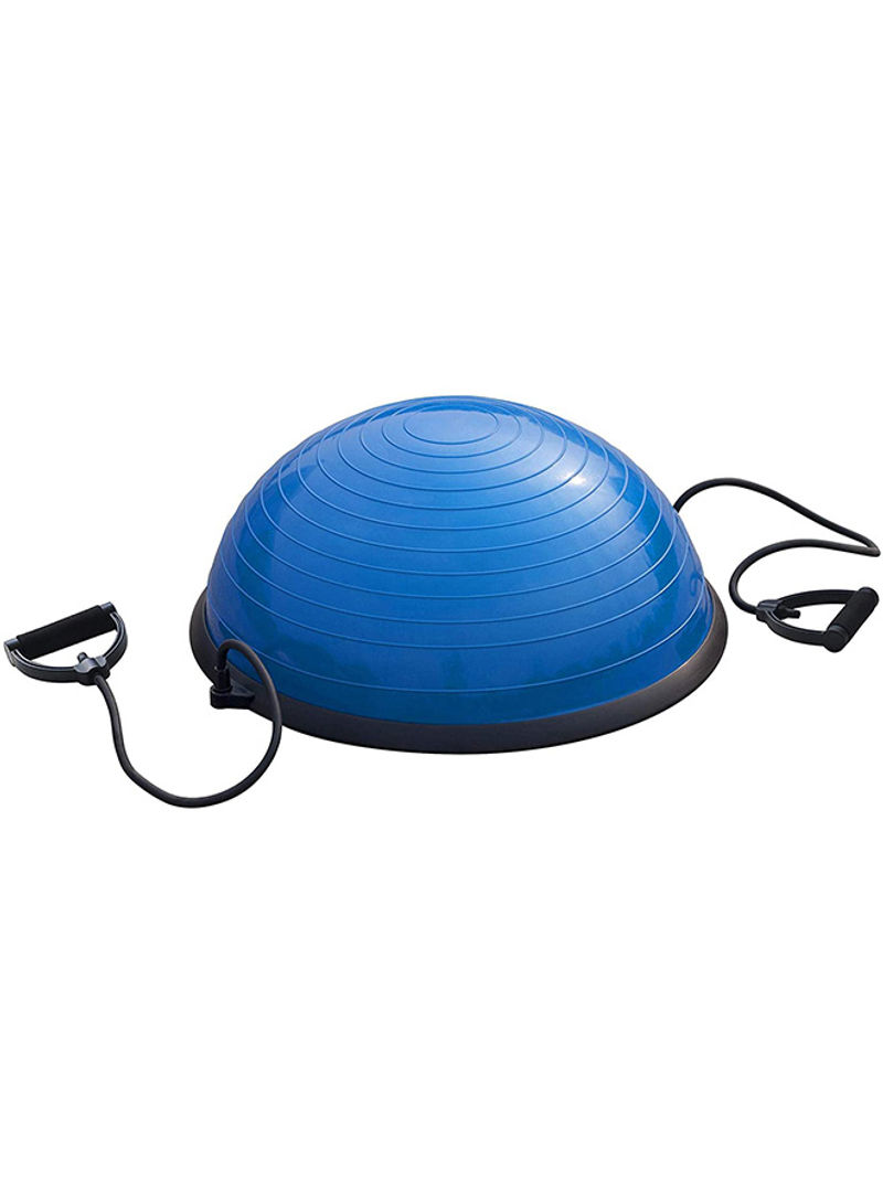 Bosu Ball For Stabillity Trainer Exercise With Resistance Bands And Pump 58cm