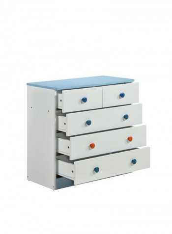 Haris Chest Of Drawer White 78x35x73cm