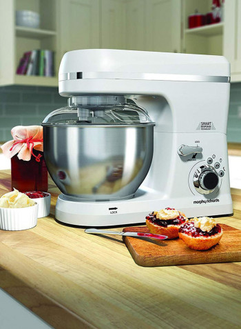 Total Control Stand Mixer 800W 400015 White/Silver