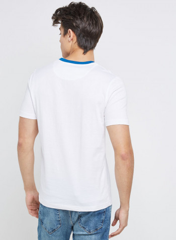 Half Sleeve Casual T-Shirt White