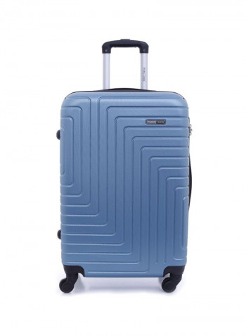 Maze 3-Piece Trolley Luggage Set Light Blue/Black/Silver