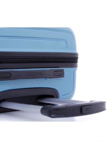 Maze 3-Piece Trolley Luggage Set Light Blue/Black/Silver